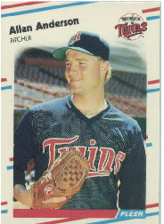 1988 Fleer Update Baseball Cards       041      Allan Anderson